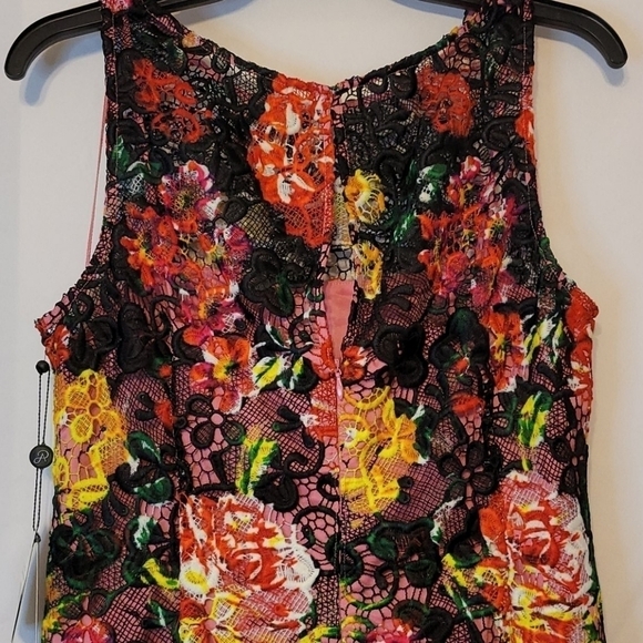 𝅺adrianna Papell lace overlay Sleeveless Dress - Picture 8 of 17